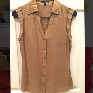 Express Portofino sleveless tank button down